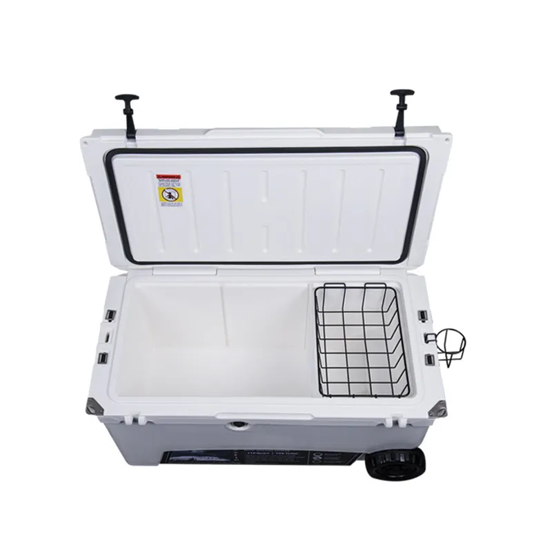 250 litter fishing gear tackle with portable camping and grill cooler box white 58l transport ree shipping 50l compressor