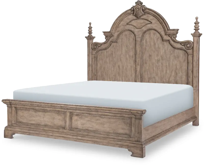 Sorona Beige Queen Bed