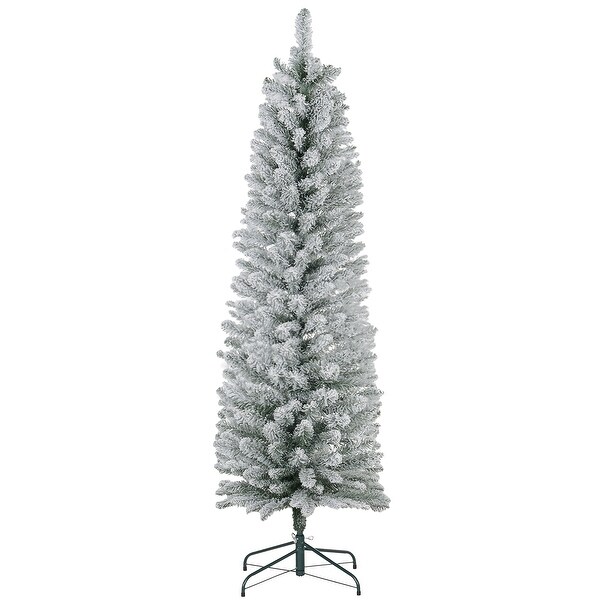 5ft Artificial Pencil Christmas Tree with Metal Base