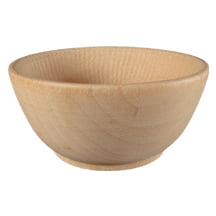 1 Pc Perfect for a pinch of salt， spices， dips and dressings， these unfinished wooden bowls serve as the ideal condiment cup and make a great addition to any kitchen or craft!