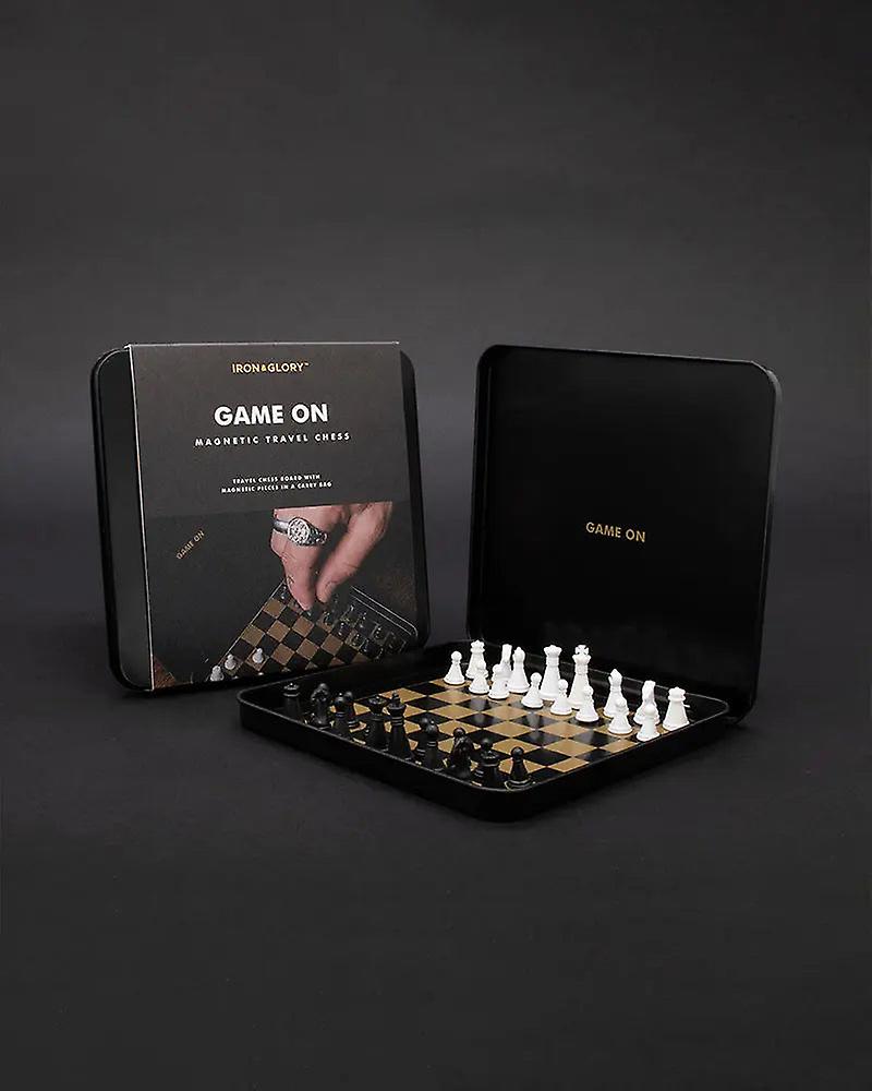 Magnetic travel chess - black / gold