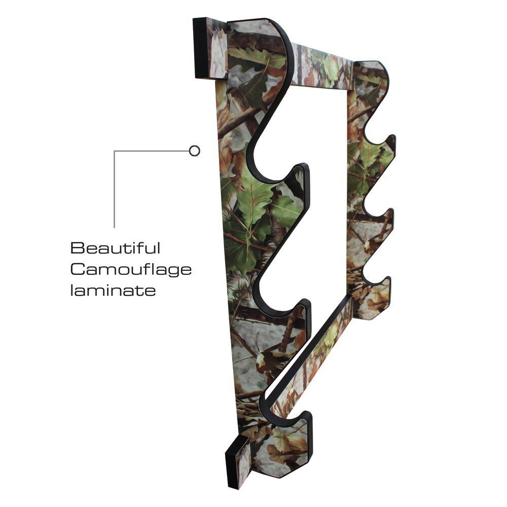 Rush Creek Creations Camo 3 Gun Wall Rack 38-4042