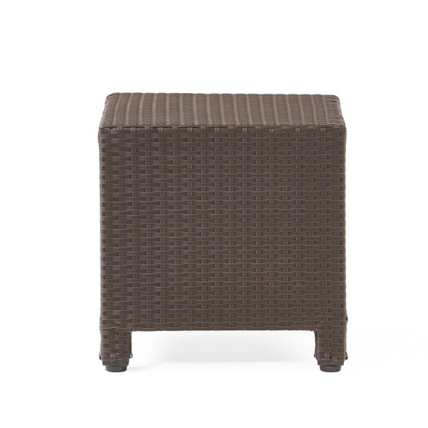 Puerta Wicker Side Table Christopher Knight Home