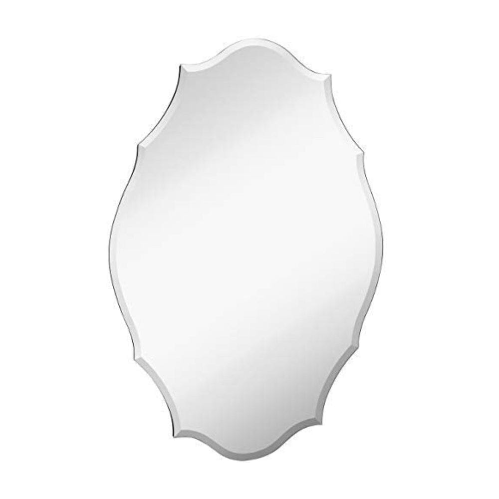 Elaborate Scallop Wall Mirror Scalloped Edges 30