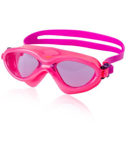 Speedo Kids Hydrospex Classic Swim Mask - Kids Swim Mask - Pink