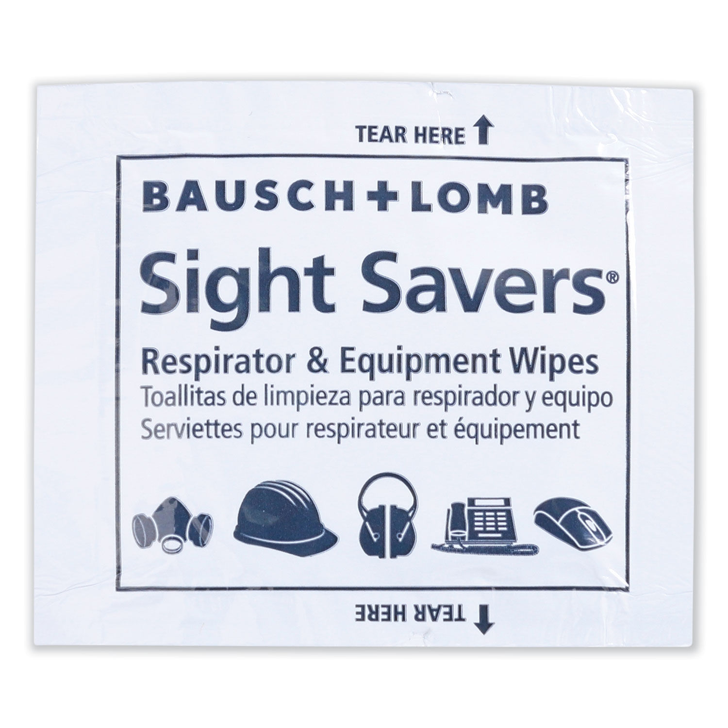 Antibacterial Office Equipment Wet Wipes by Bausch and Lomb BAL8595