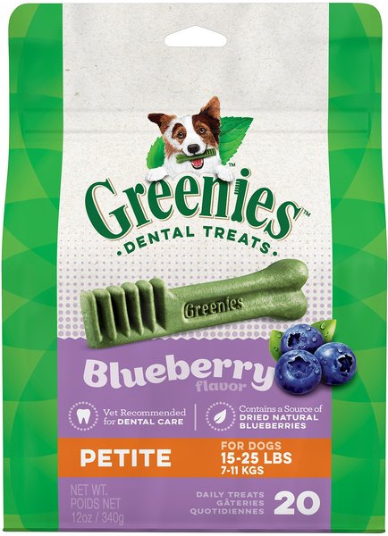 Greenies Bursting Blueberry Petite Dental Dog Treats