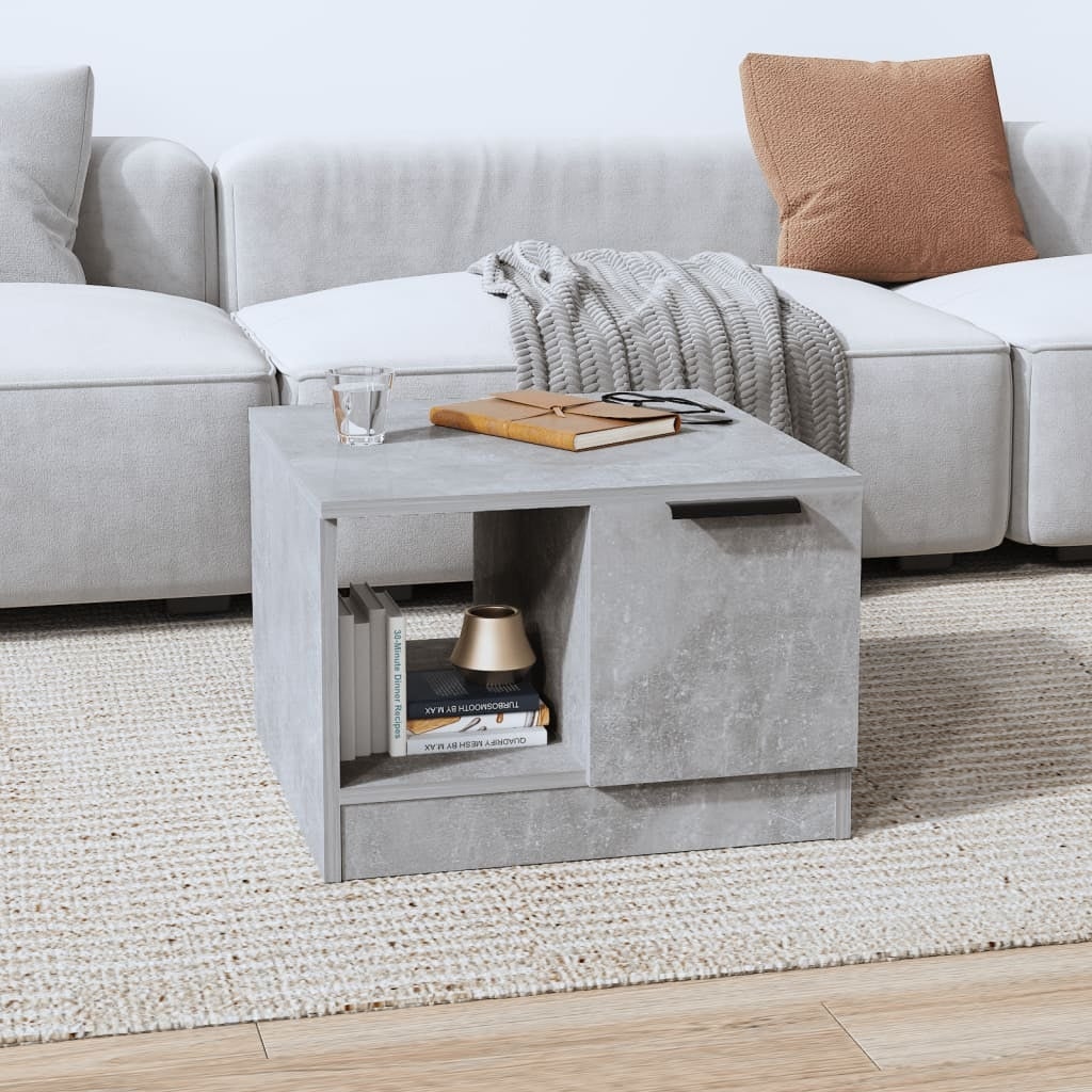 Coffee Table Concrete Gray 19.7