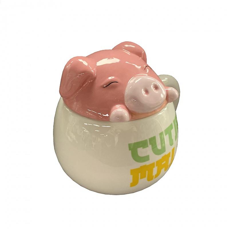 3d Cute Pig Ceramic Coffee Mug Tea Cup Novelty Gift