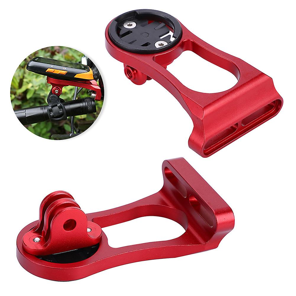 Bicycle Odometer Comupter Aluminium Alloy Extension Mount For Garmin (red)