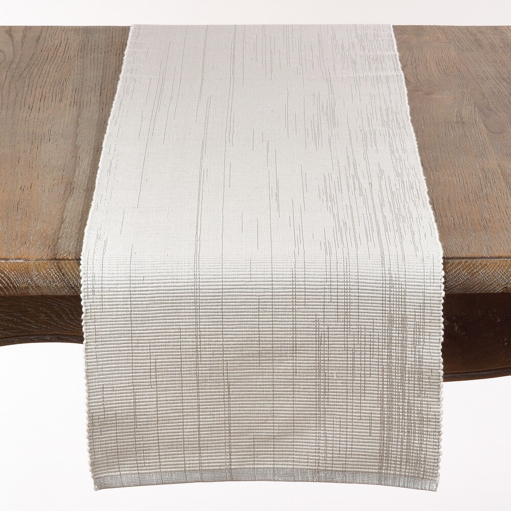 Shimmering Woven Cotton Table Runner