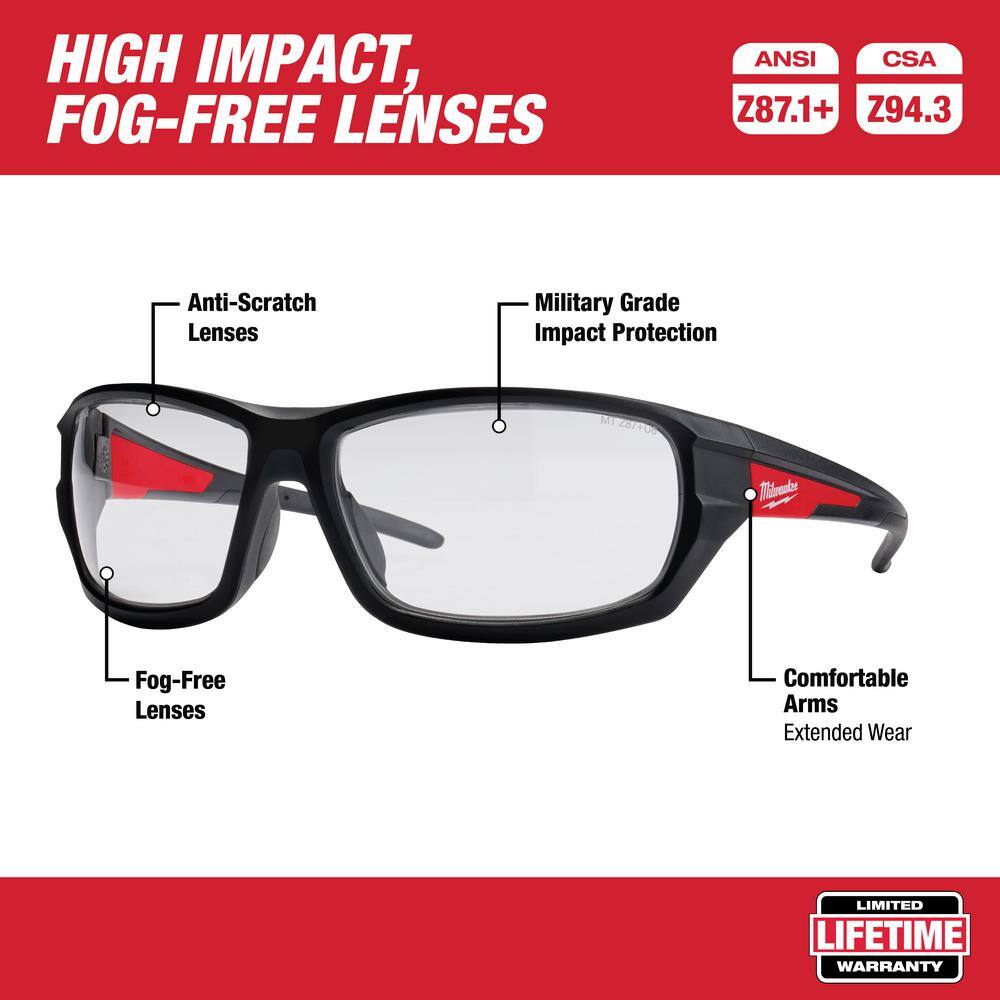 MW Performance Safety Glasses with Clear  Tinted Lenses (2-Pack) 48-73-2020-48-73-2025