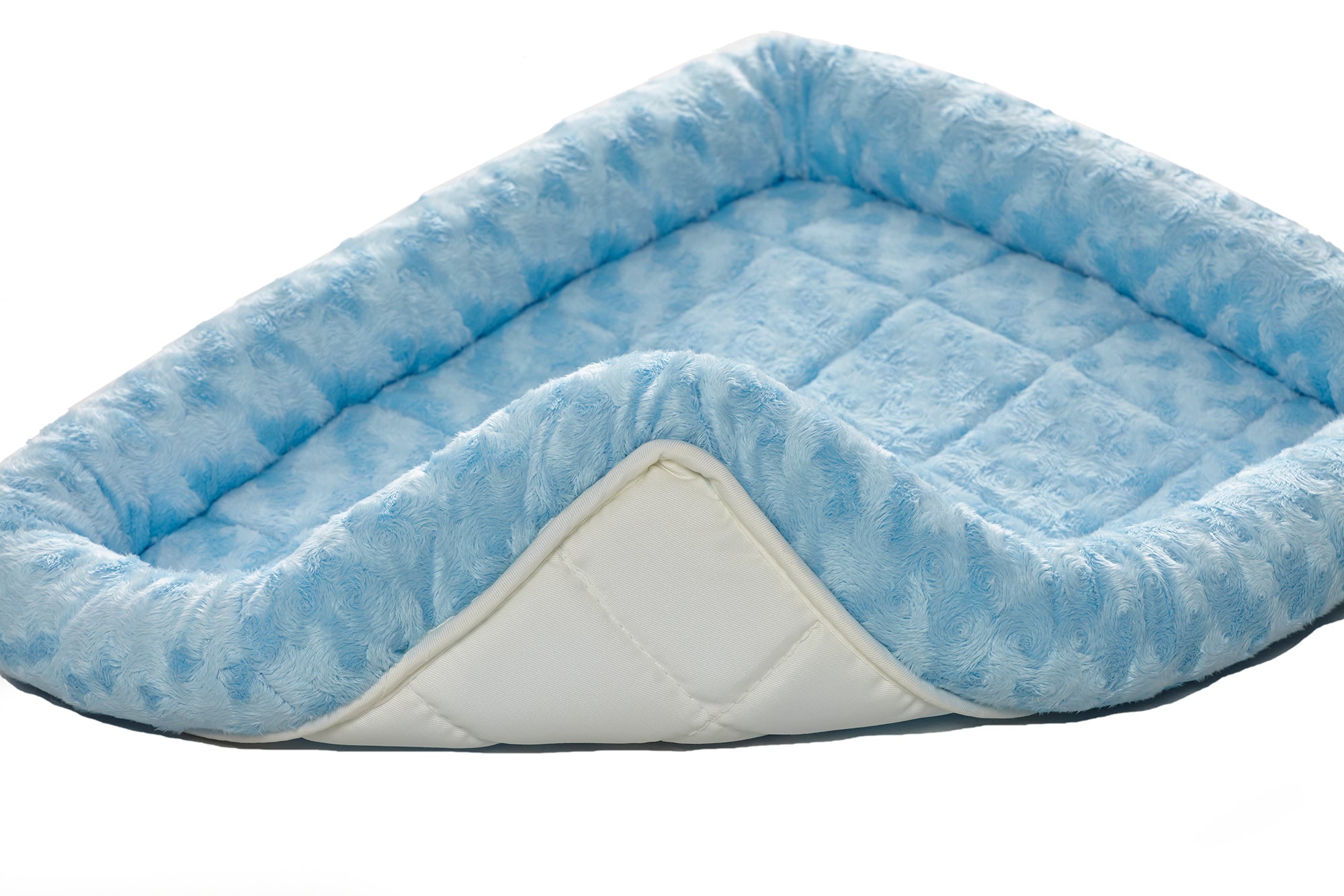 MidWest QuietTime Pet Bed & Dog Crate Mat, Powder Blue, 36"