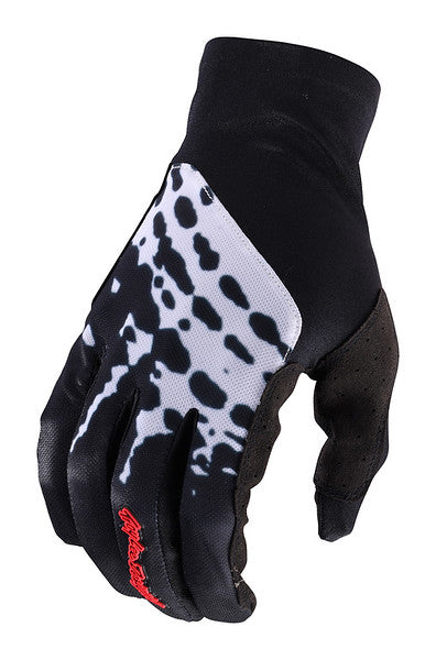 Troy Lee Designs Flowline MTB Glove - Big Spin - Black-White - 2023