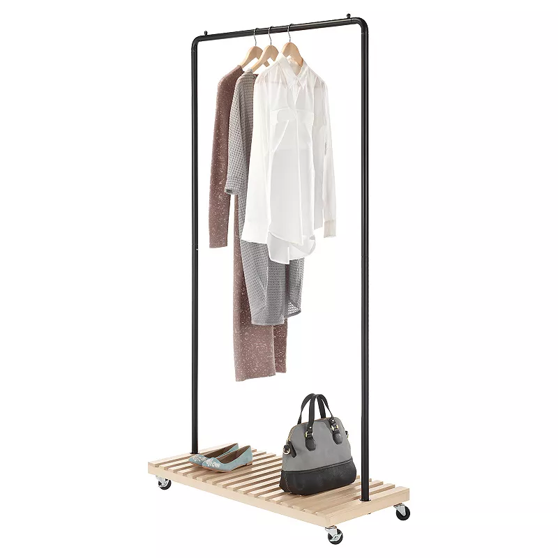 Whitmor Slat Wood Garment Rack