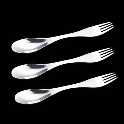 Titanium fork spoon set camping equipment hiking outdoor tableware