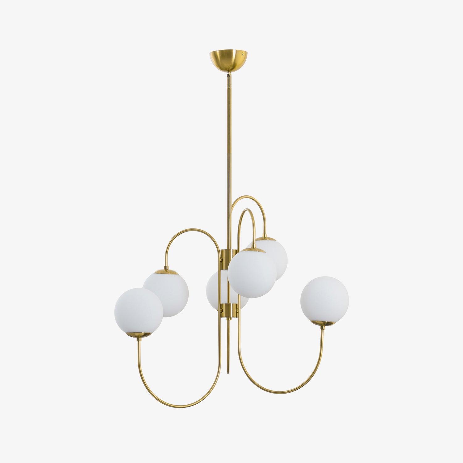 Gooseneck Chandelier