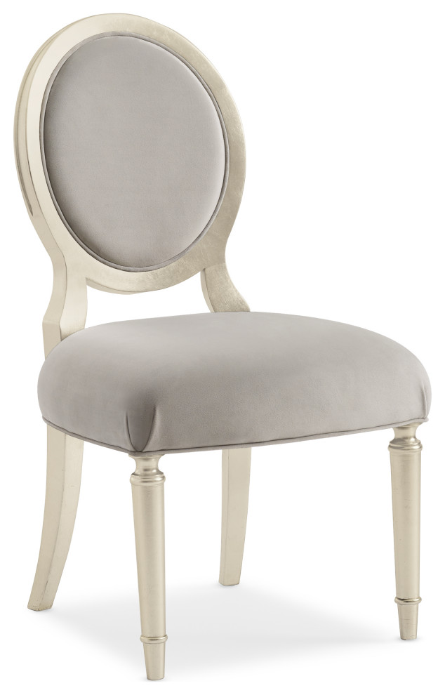 Chit Chat Side   Traditional   Dining Chairs   by Caracole  Houzz