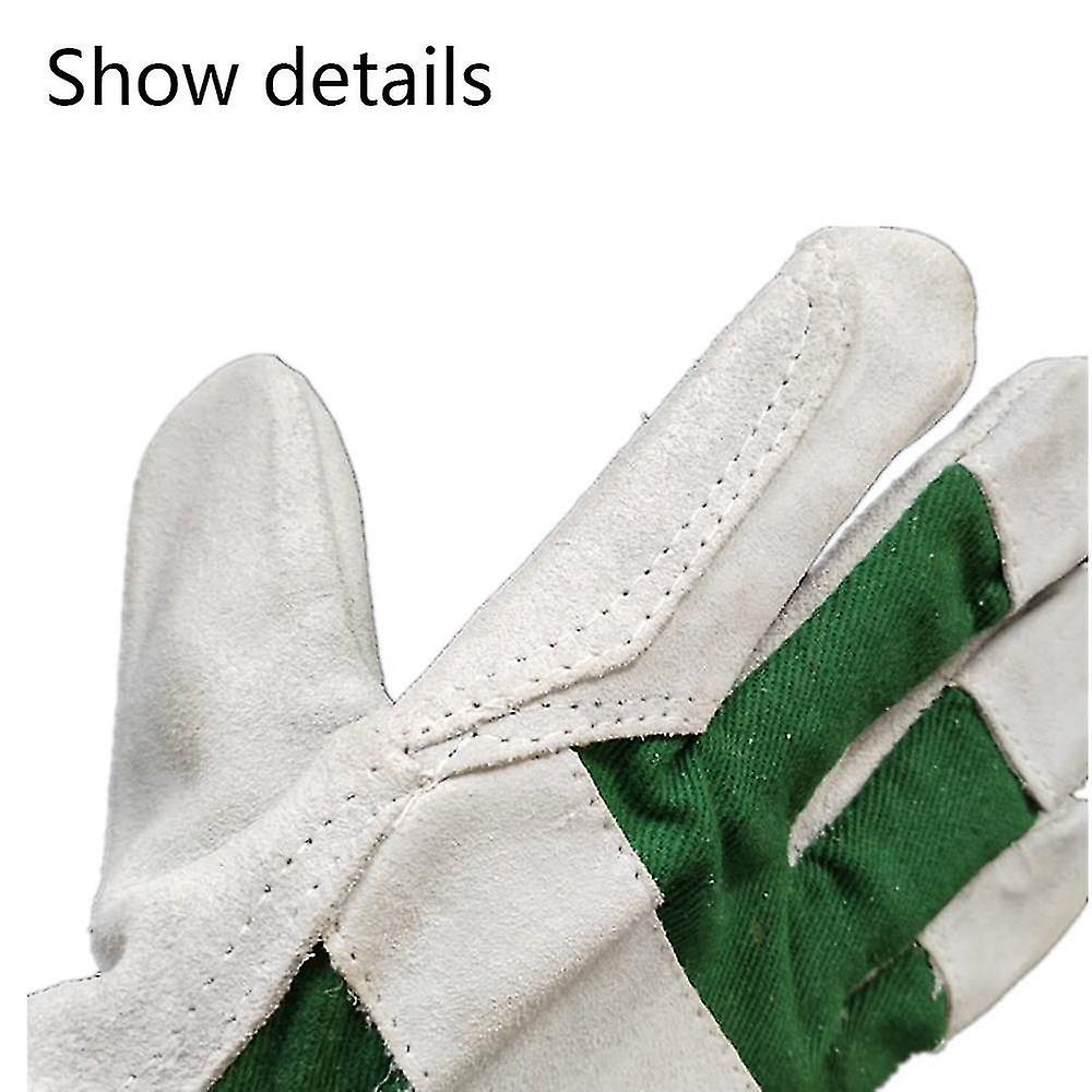 1 Pair Gardening Work Gloves， Men And Women Garden Welding Gloves Protective Gloves