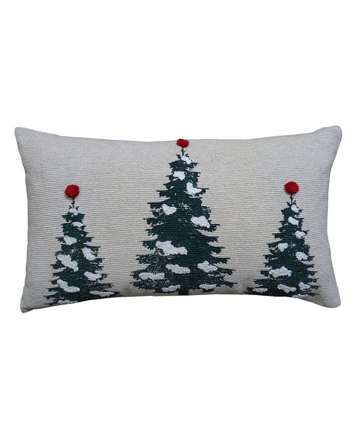 Vibhsa Chicos Home Evergreen Trees Decorative Pillow， 14