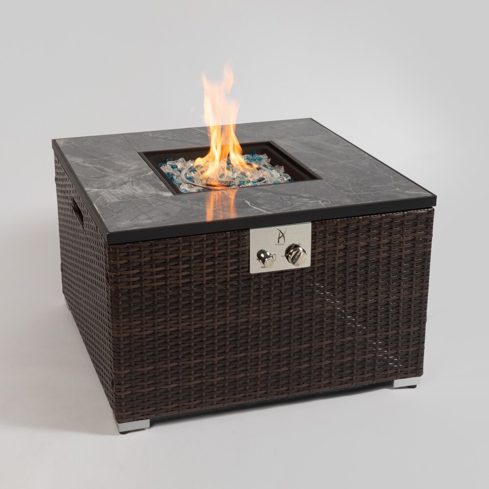 32in Square Fire Table