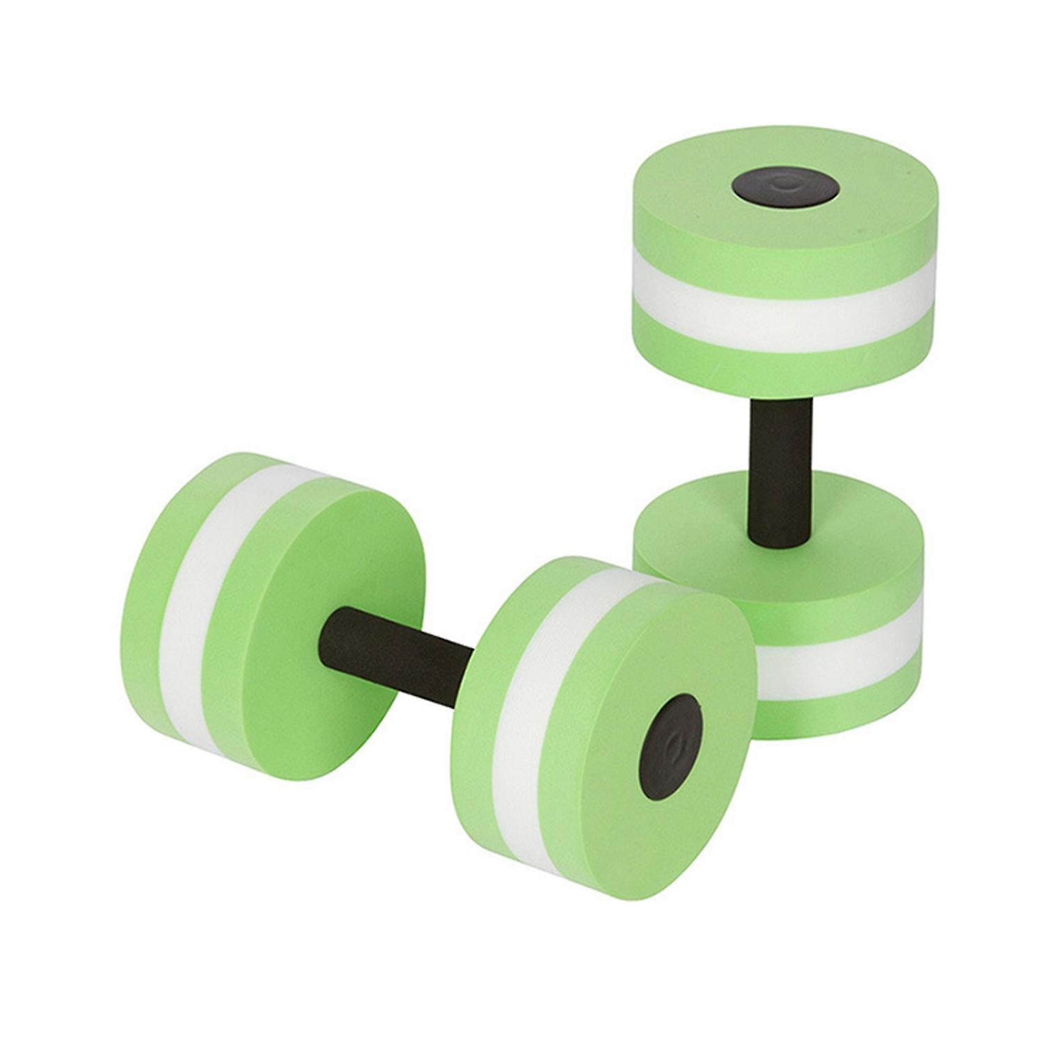 1 2pcs/set Aquatic Dumbells Green