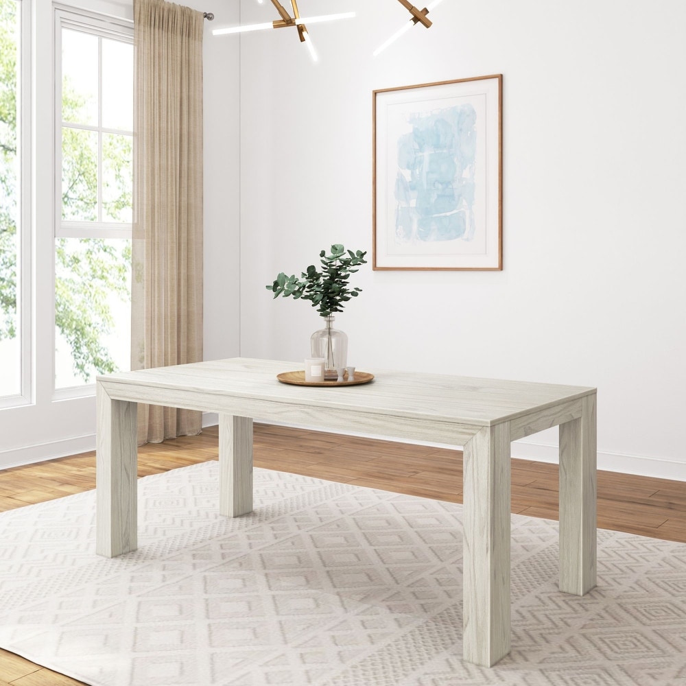 Plank and Beam Rectangular Modern Dining Table   72\