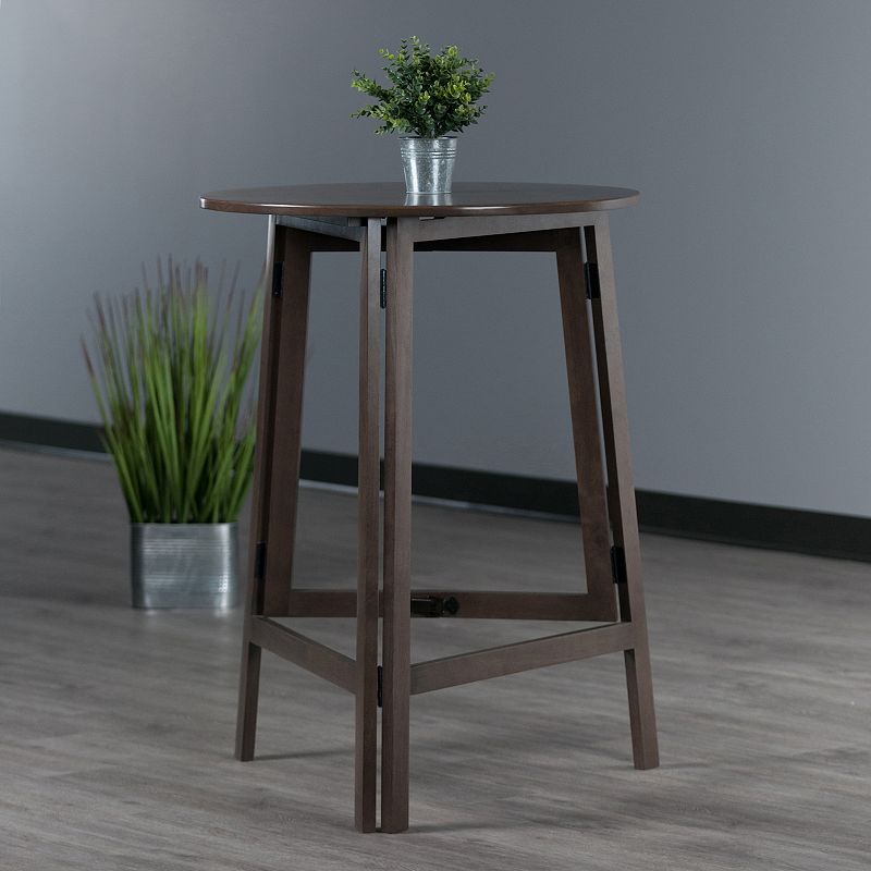 Winsome Torrence High Round Bar Table