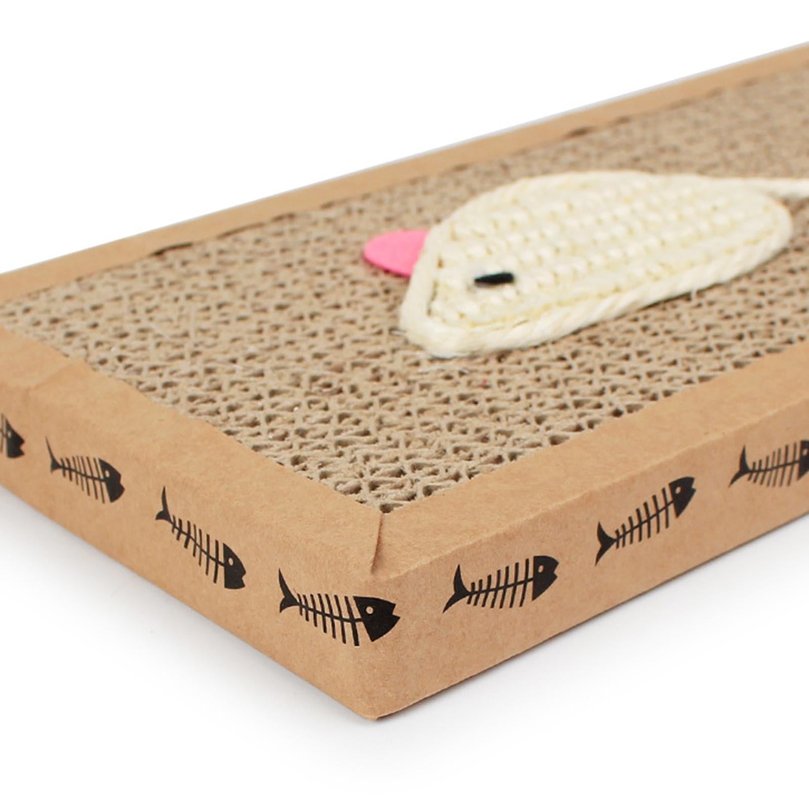 2x Cat Scratcher Pads Scratching Board Corrugated Cardboard Products