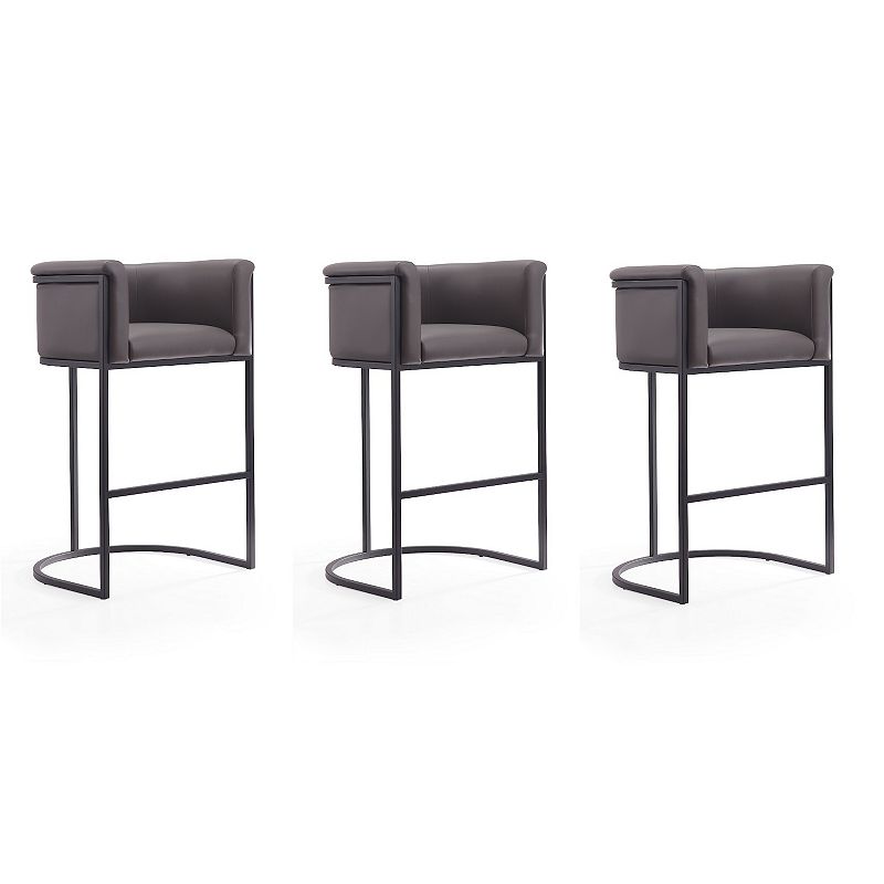 MANHATTAN COMFORT Cosmopolitan Bar Stool 3-piece Set