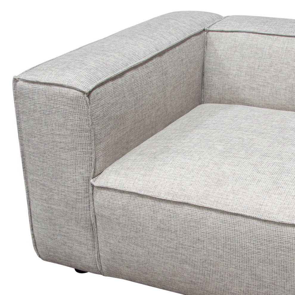 Vice 2 Piece Modular Sofa  Barley Fabric   Transitional   Sofas   by Timeout PRO  Houzz