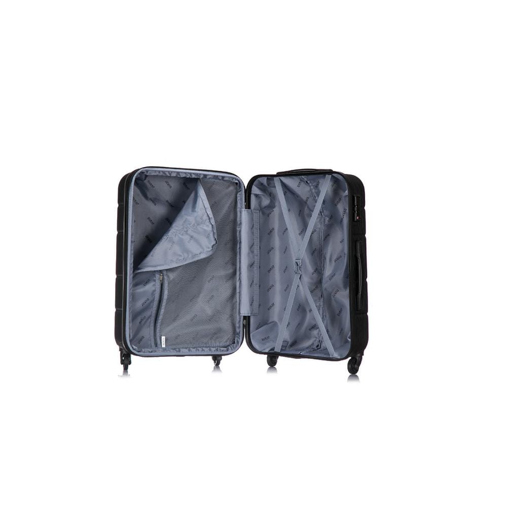 DUKAP Rodez 20 in. Black Lightweight Hardside Spinner Carry-on DKROD00S-BLK