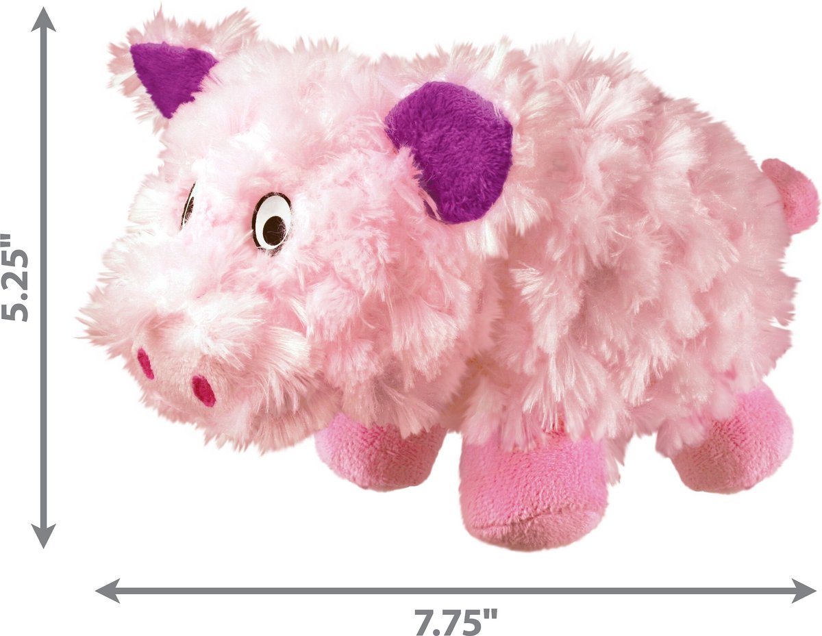 KONG Barnyard Cruncheez Pig Dog Toy