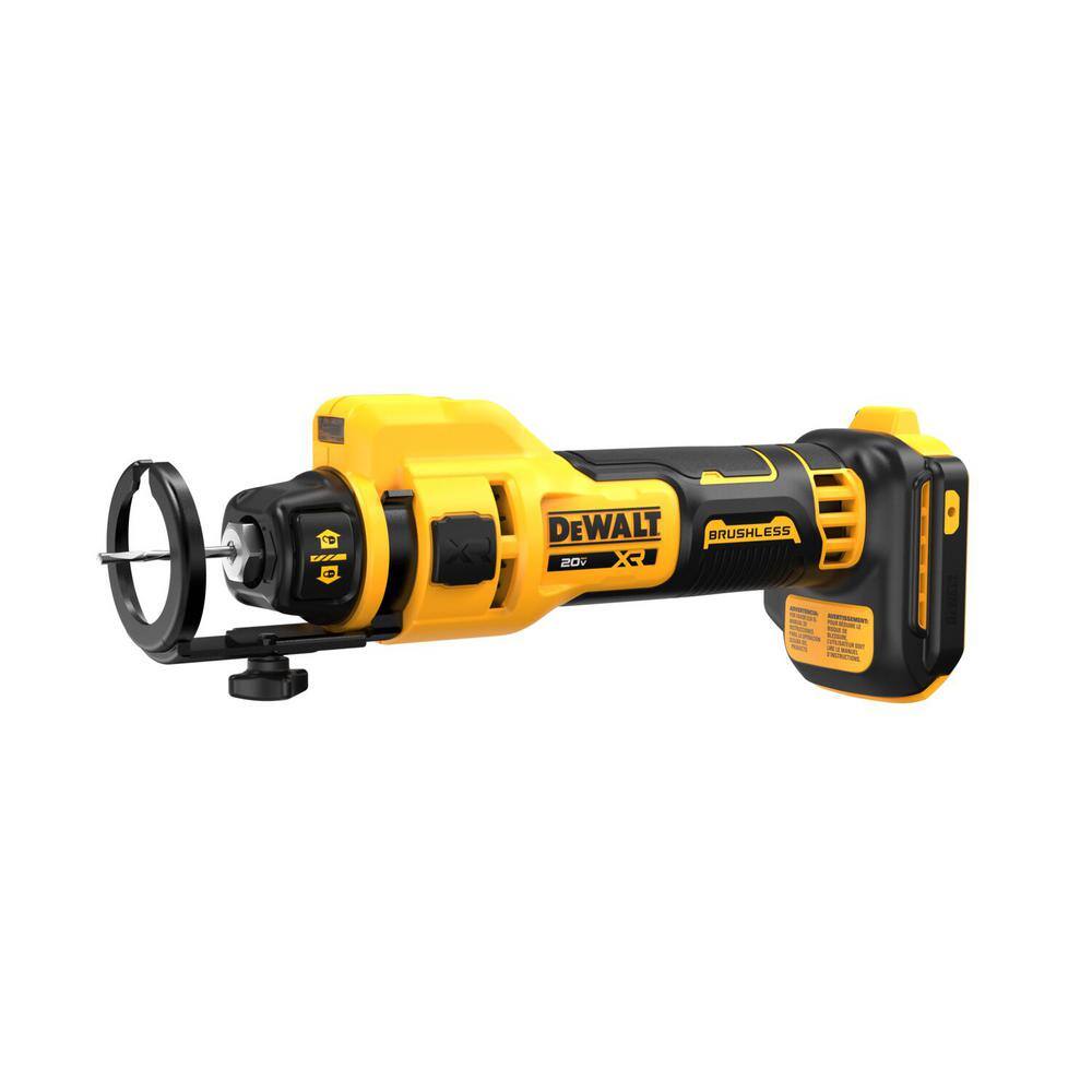 DW XR 20V Lithium-Ion Cordless Rotary Drywall Cut-Out Tool (Tool Only) DCE555B