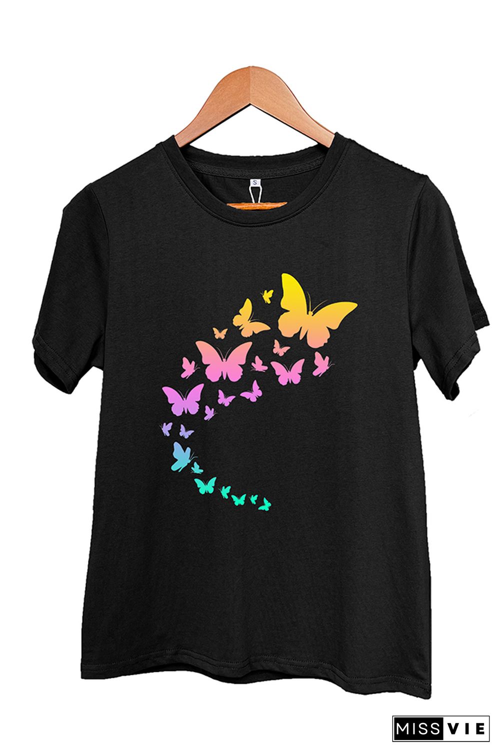 Flying Butterflies Graphic T-Shirt Wholesale