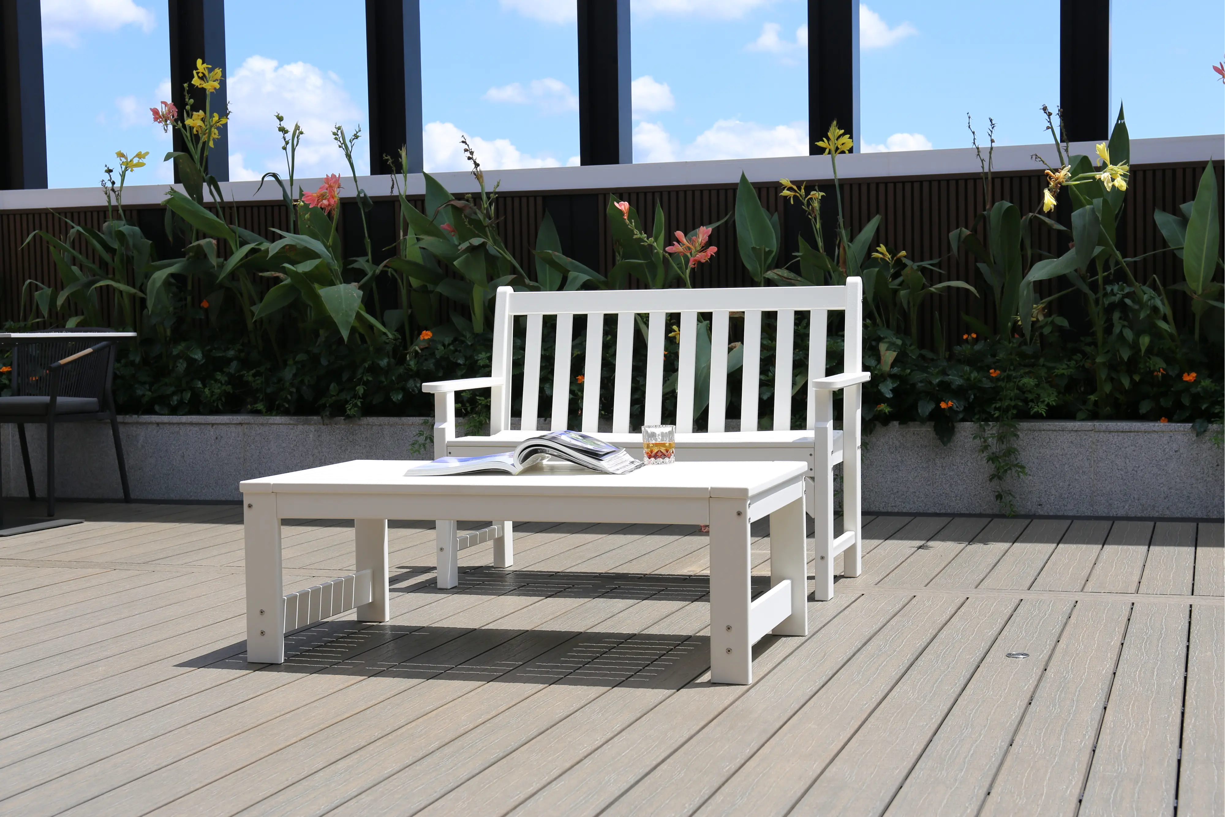 Atlantic Ivory Patio Coffee Table