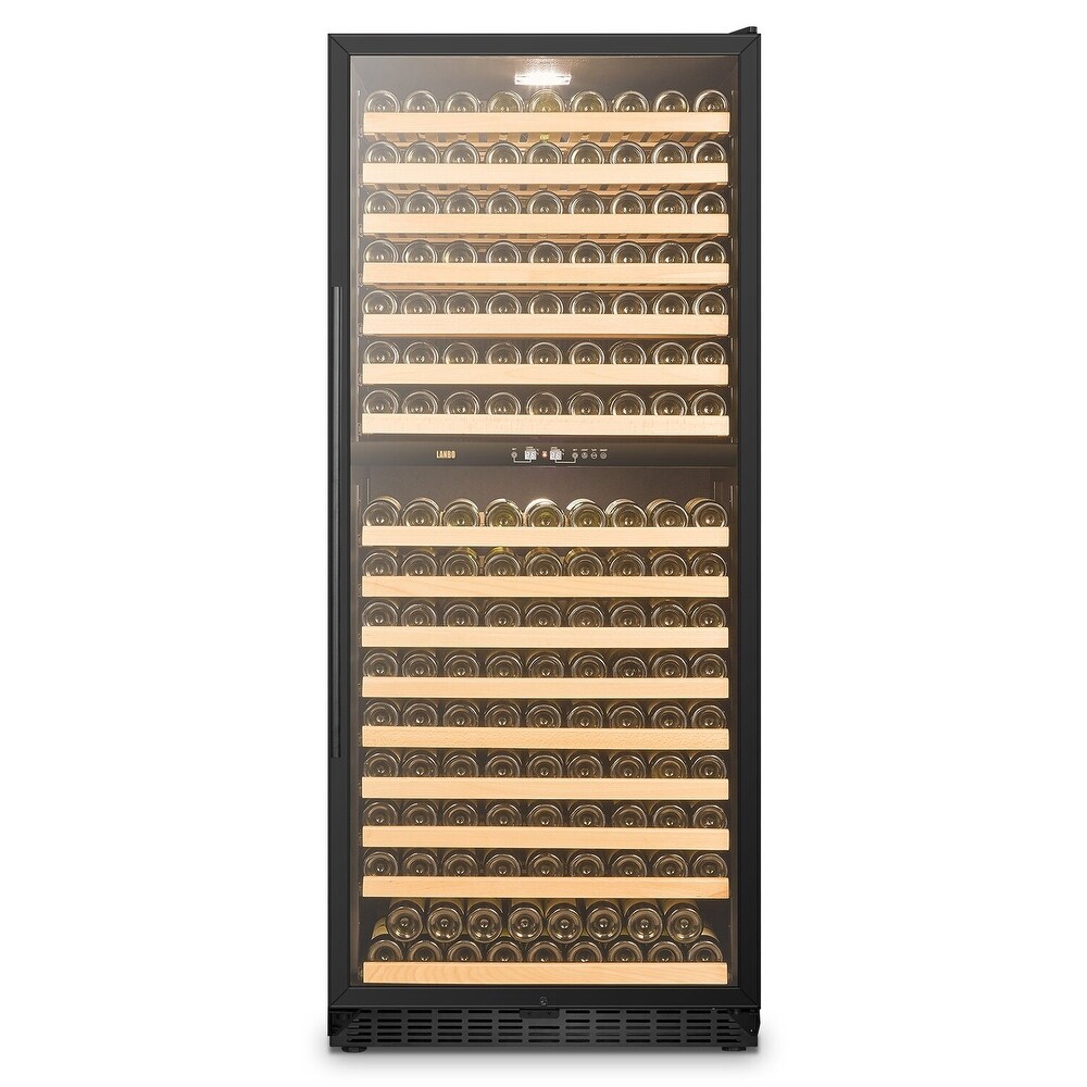Lanbo Freestanding Dual Zone Wine Cooler Refrigerator  287 Bottles
