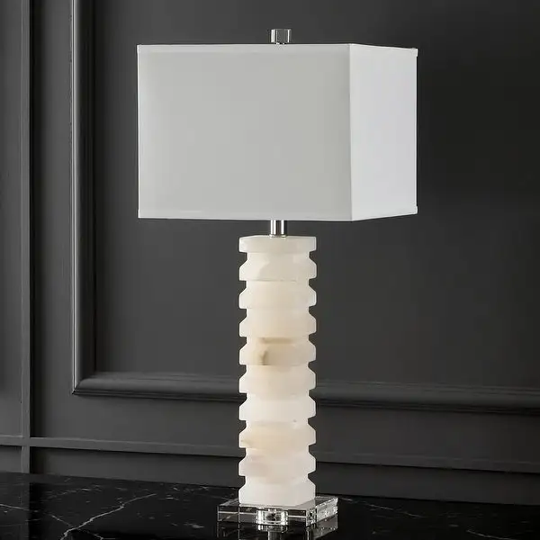 SAFAVIEH Couture Anita Alabasyer Table Lamp - 13 IN W x 13 IN D x 29 IN H