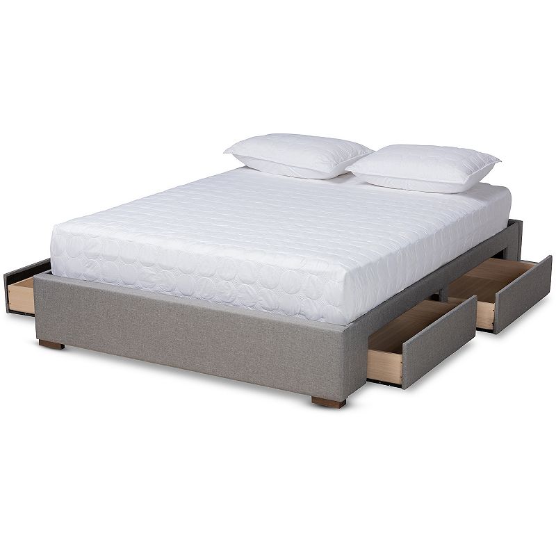 Baxton Studio Leni Queen/King Bed Frame