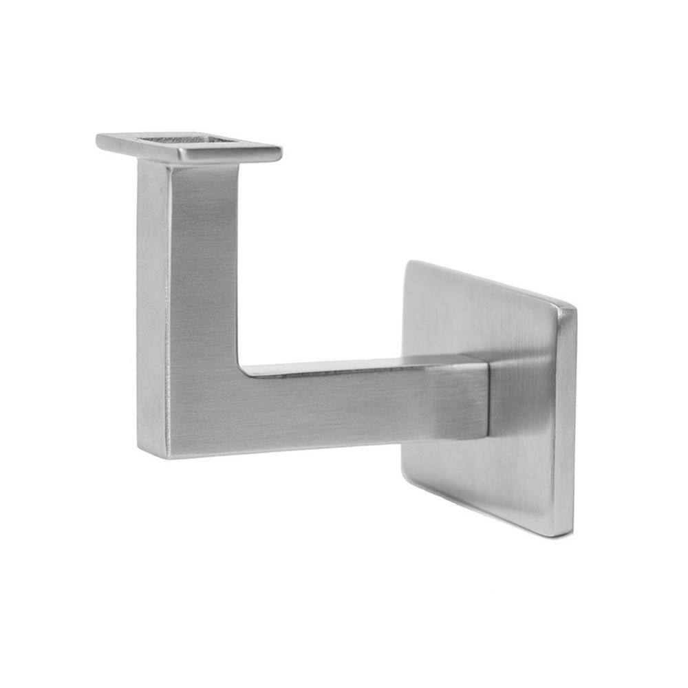 Square Slim 2.5 in. Stainless Steel Handrail Wall Bracket HBWA.009