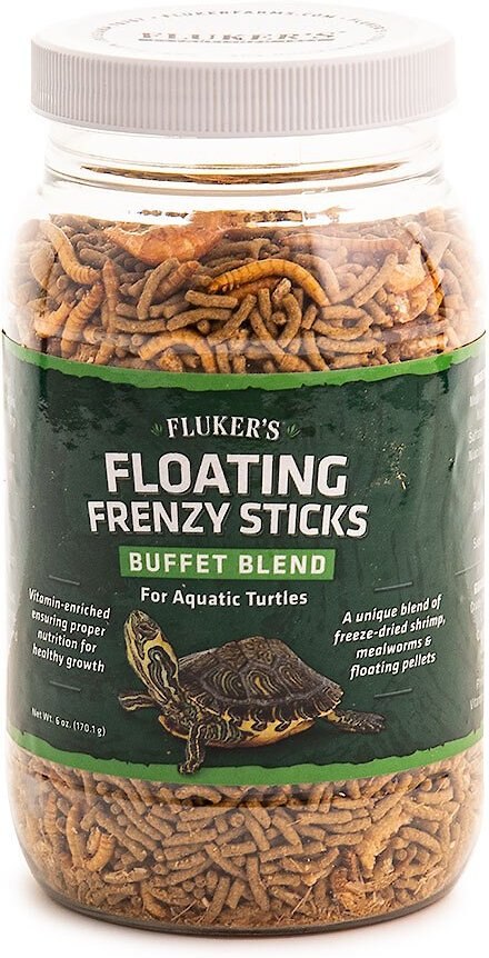 Fluker's Floating Frenzy Sticks Buffet Blend Aquatic Turtle Food