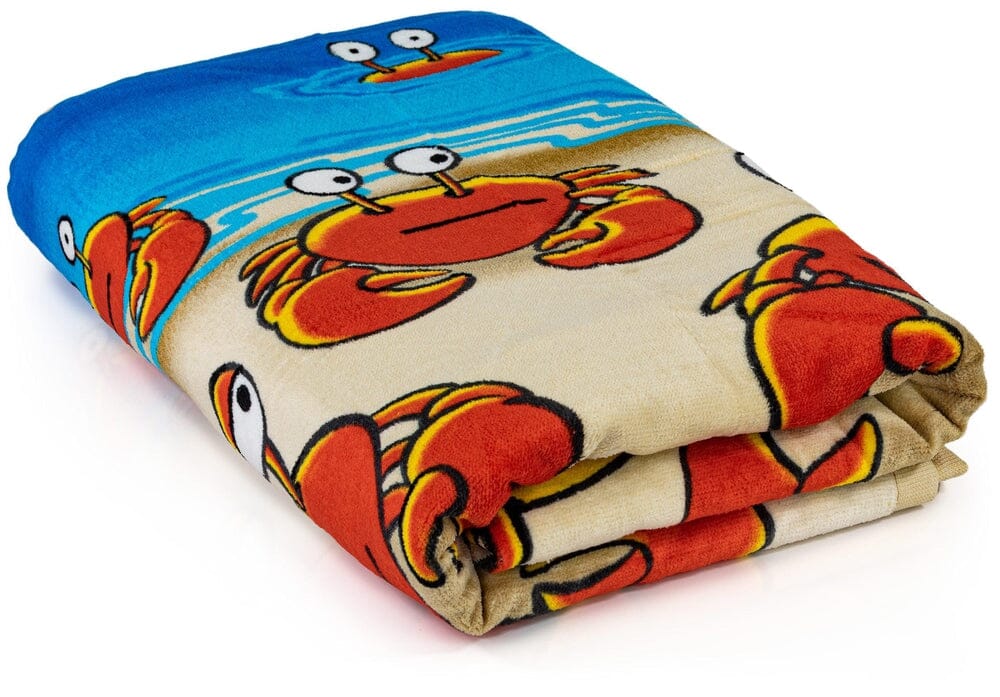 Crabbie Crab Super Soft Cotton Beach Bath Pool Towel