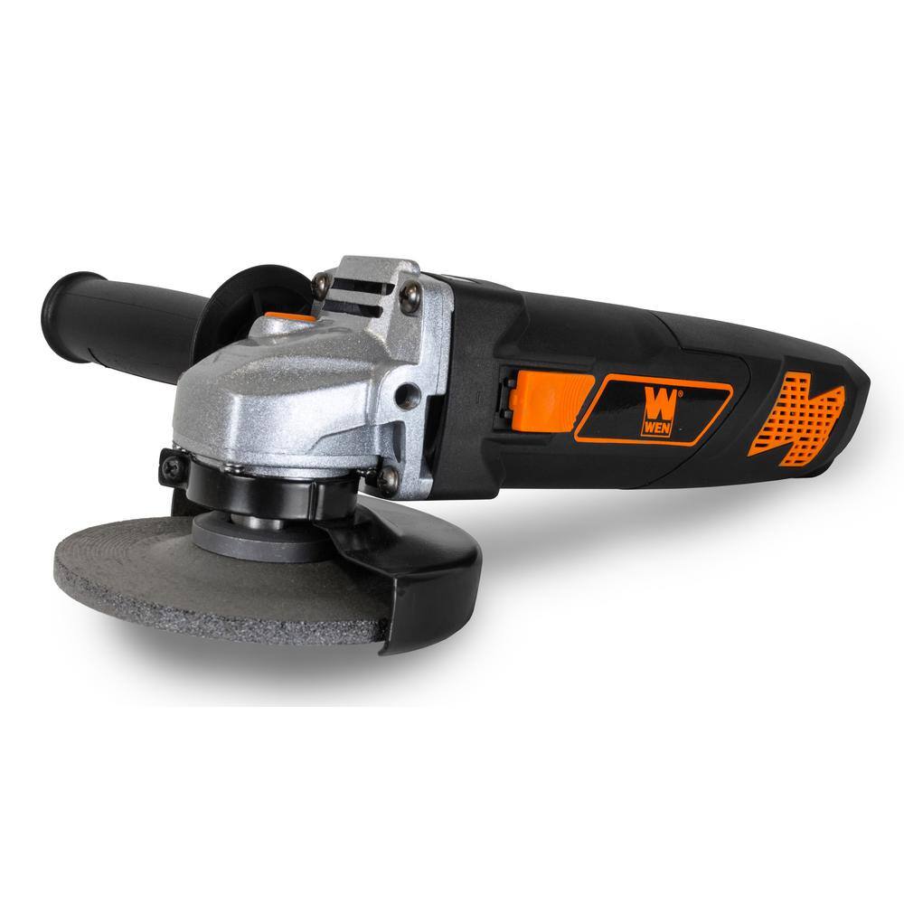 WEN 7 Amp Corded 4-12 in. Angle Grinder 944