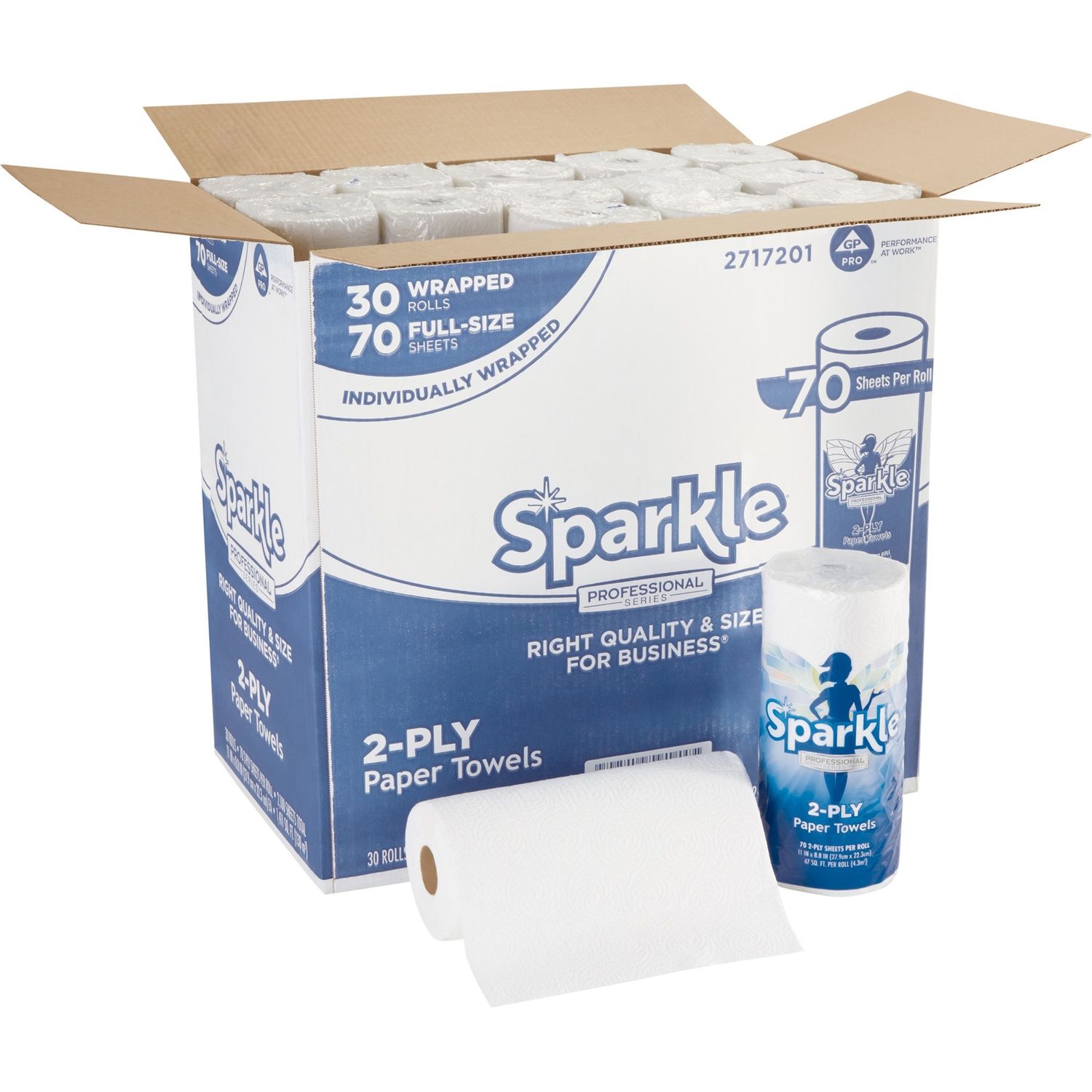 Sparkle Premium Roll Towels by Georgia Pacific Corp. GPC2717201CT