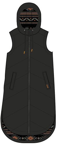 Fairweather Recycled Insulated Gilet - True Black