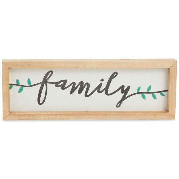 Farmlyn Creek Wooden Family Sign Farmhouse Home Decor 17 3 X 5 9 In