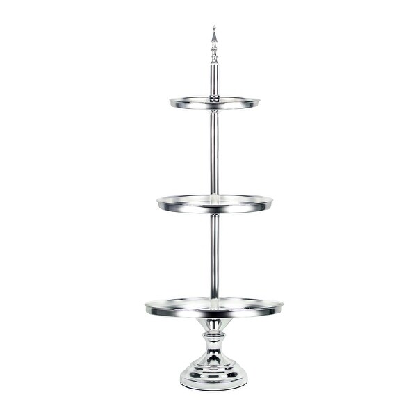 3-Tier Classic Round Cake Stand Dessert Display 37in