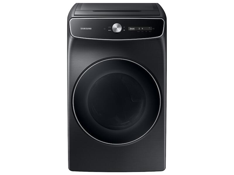 Samsung DVE60A9900V 7.5 Cu. Ft. Smart Dial Electric Dryer With Flexdry™ And Super Speed Dry In Brushed Black