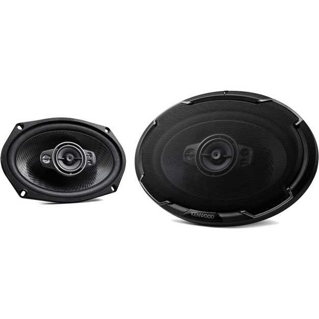 Kenwood Performance Series Kfc 6996ps 6 in X 9 in 650 watt max 5 way Full range Speakers Black 2 Pack