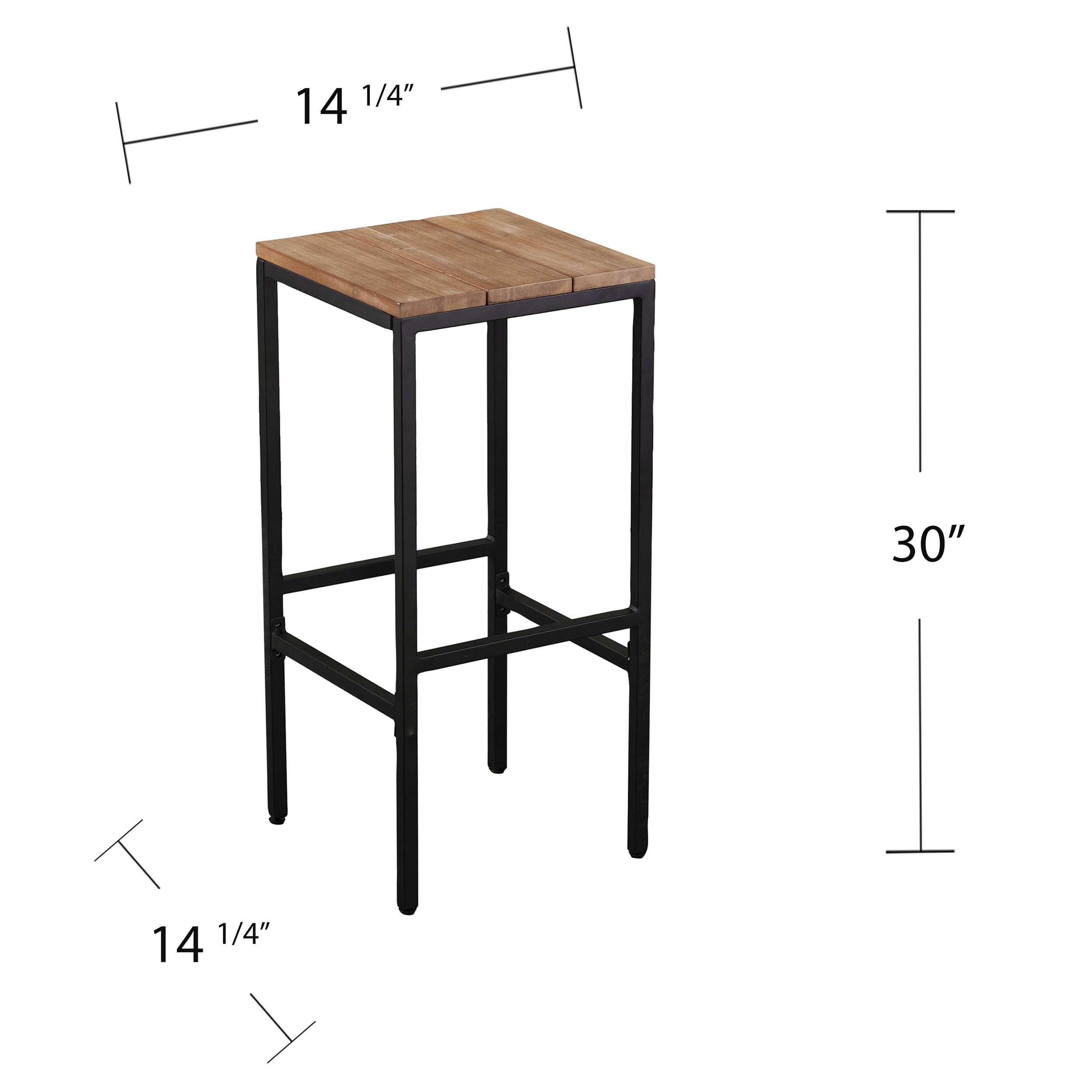 Veilio 3 Piece Indoor/Outdoor Space Saving Bar Set